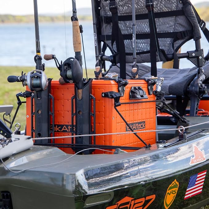 YakAttack BlackPak Pro 13" x 16" Kayak Fishing Crate - Image 9