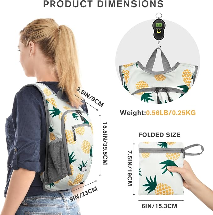 G4Free 10L/15L Hiking Backpack Lightweight Packable Hiking Daypack Small Travel - Image 2