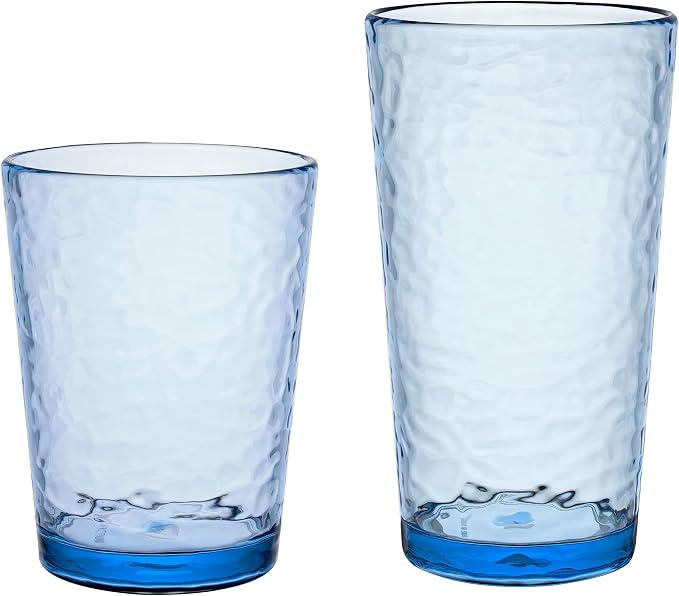 KLIFA- NICE- 14.7 & 20 ounce, Acrylic Tumbler & Highball Drinking Glasses Cups by KLIFAHome
