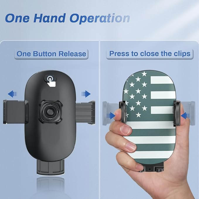 OQTIQ Phone Mount for Car Car Phone Holder for Dashboard, Windshield, Strong - Image 2