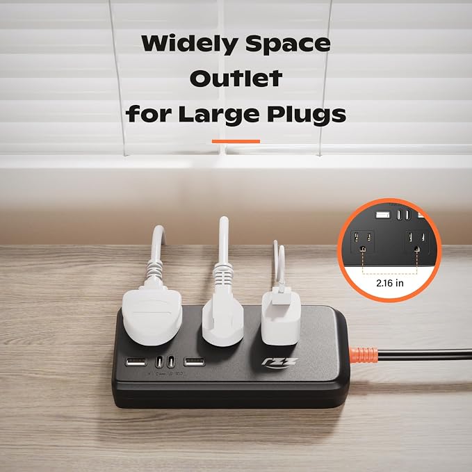 Outdoor Power Strip Weatherproof, IPX6 Waterproof Surge Protector - Image 3