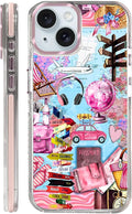 Case for iPhone 15, Cover Holiday Trip World Map Phone Case Design，for Women by Toulas