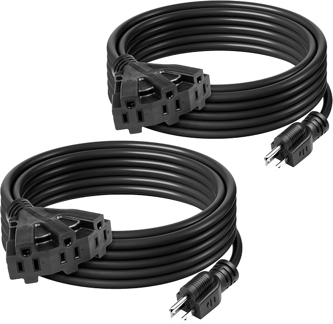 BN-Link's 2 Pack Outdoor Extension Cord Set is Ideal by BN-LINK