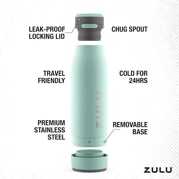 ZULU Ace Vacuum Insulated Stainless Steel Water Bottle - Image 3