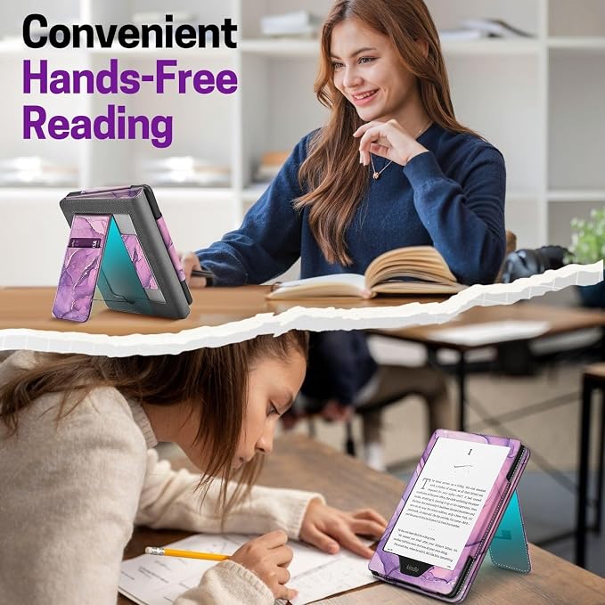 TNP Stand Case with Strap for Kindle Paperwhite 12th Gen 2024 / Kindle - Image 7