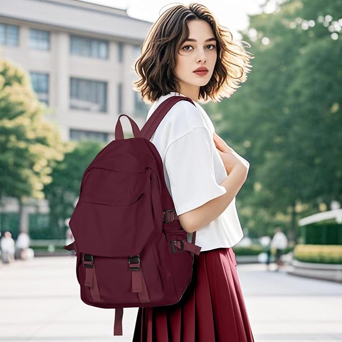 coowoz Lightweight School Bag Casual Daypack College Laptop Backpack - Image 3