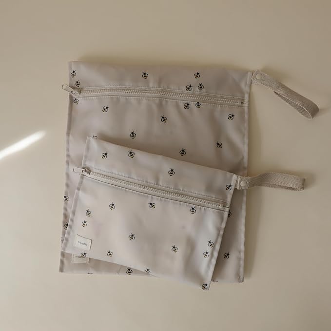 mushie Water Resistant Wet Bags | Large & Small Reusable Storage Bag - Image 2