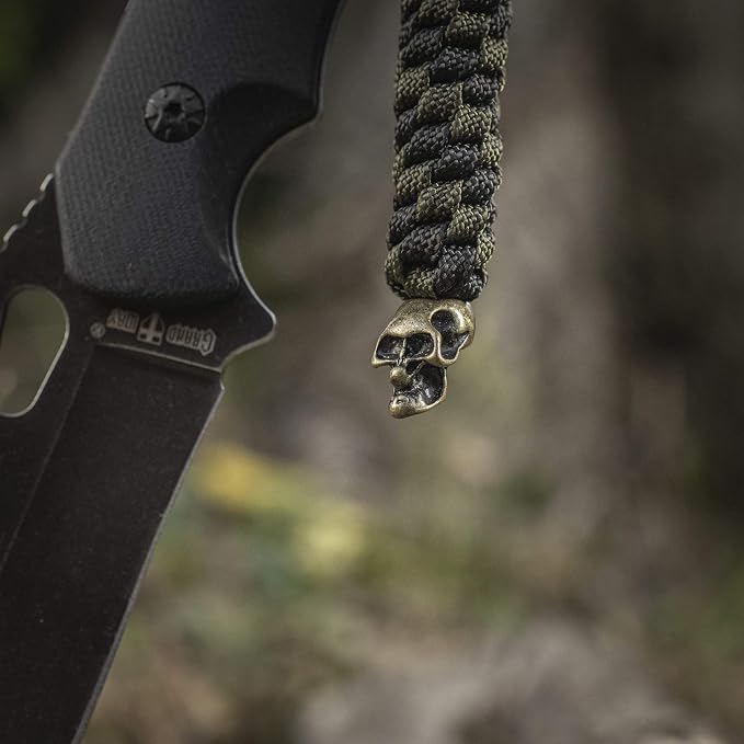 M-Tac Skull Knife Lanyard with Bead – Paracord Lanyard - Image 2