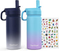 Kids Water Bottle, insulated Stainless Steel Straw Cup by Gonfoam