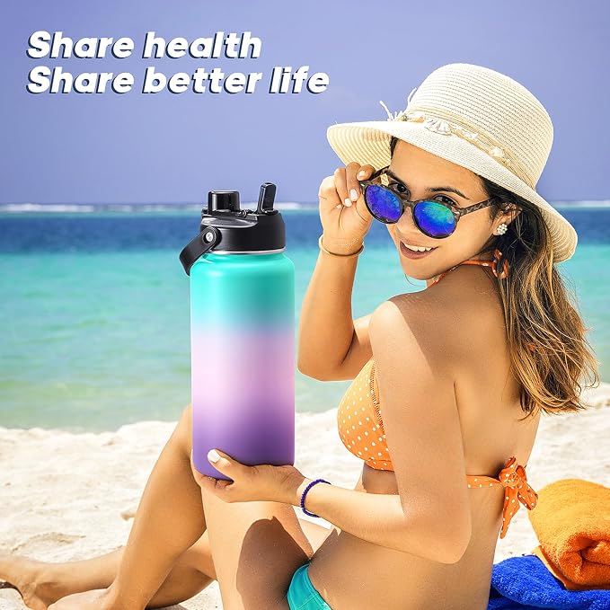 64oz Half Gallon Insulated Water Bottle - Image 7