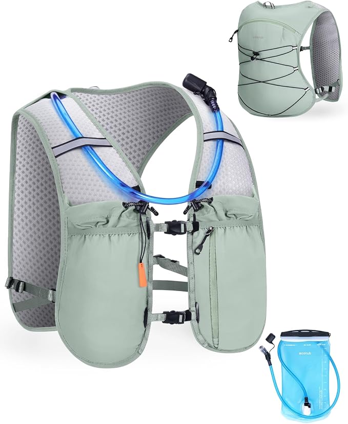 ECOHUB Running Hydration Vest Backpack, Lightweight Hydration Pack Bag Daypack by ECOHUB