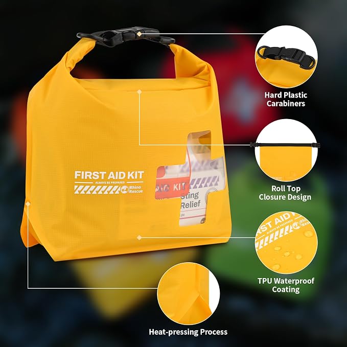 RHINO RESCUE Waterproof Boat First Aid Kit, Lightweight Boat Accessories Dry Bag - Image 8
