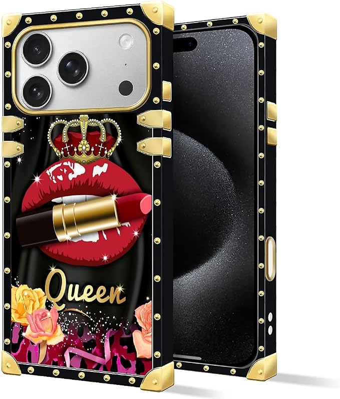 for iPhone 17 Pro Max Case Luxury Golden Decoration - Image 2