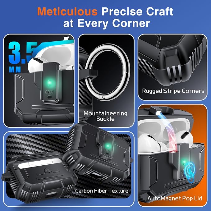 Armoured Heavy Duty for AirPods Pro1 Generation Case - Image 4