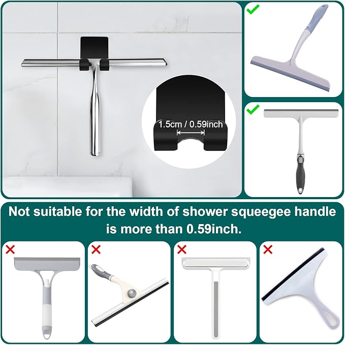 CGBE Razor Holder for Shower, 4 Packs Self Adhesive Shaver Holder Hanger Hooks - Image 5