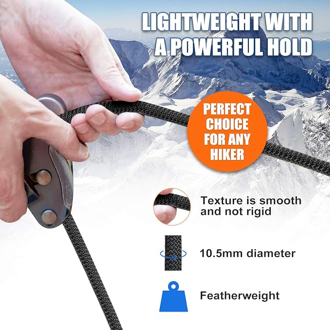 X XBEN Outdoor Climbing Rope 10M 20M 30M 50M 70M 152M 352M Static Rock Climbing - Image 6