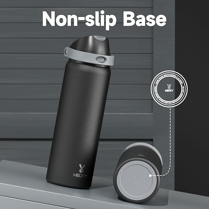 32 oz Insulated Water Bottle for Sports: Meoky Stainless Steel Water Bottle - Image 8