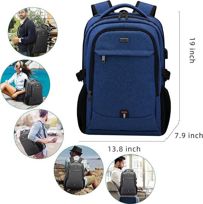 DUSLANG 17 Inch Laptop Backpack - Image 6