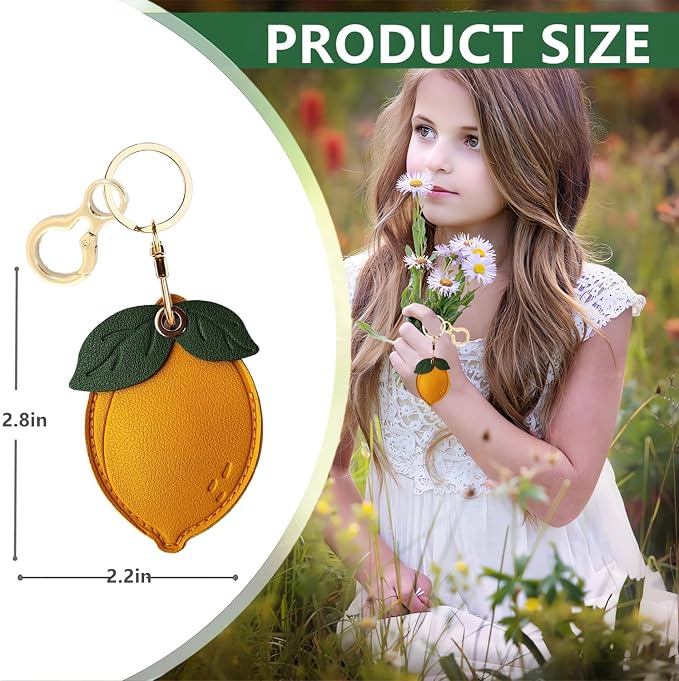 Leather Keychain Holder Case Compatible - Image 2
