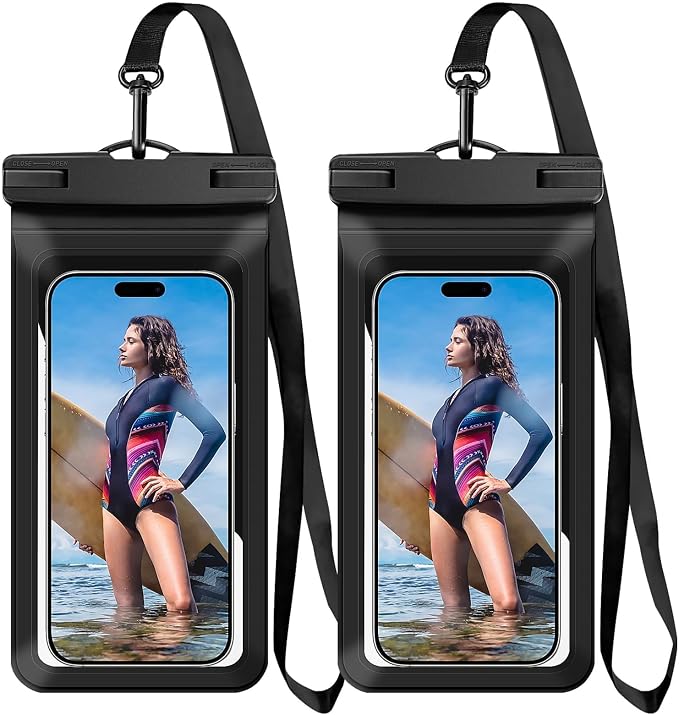 Waterproof Phone Case, with Inside Card Bag, Waterproof Phone Pouch by Vsagier