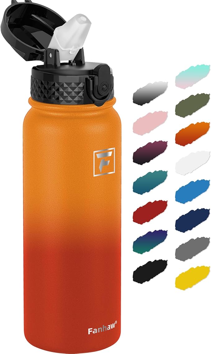 Fanhaw 20 oz Insulated Stainless Steel Water Bottle by FANHAW