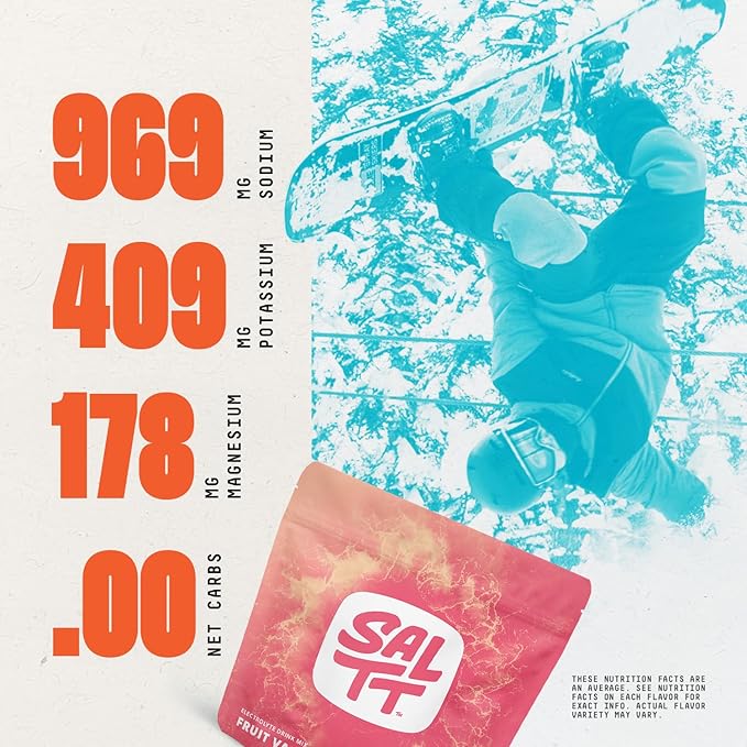 SALTT Electrolytes Powder Packets, Fruit Variety Pack - Image 3
