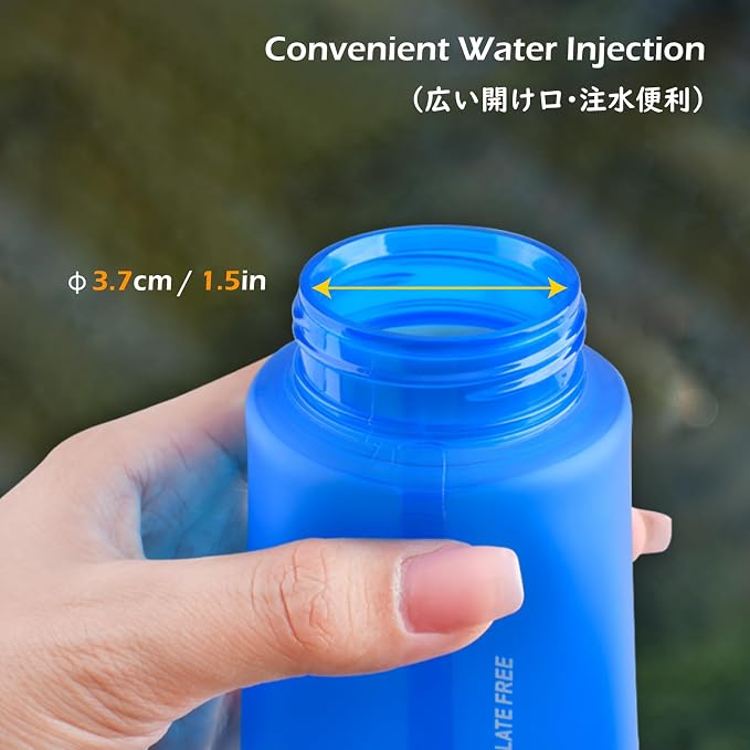 TRIWONDER TPU Collapsible Flask BPA-Free Soft Folding Water Bottles - Image 3