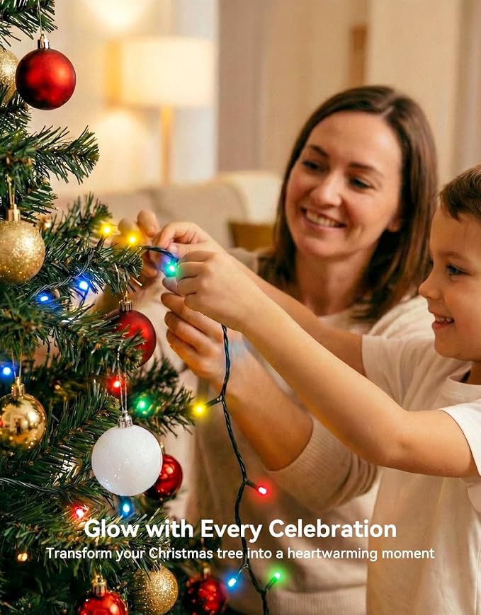 LitHome 99FT 300 LED String Lights Outdoor Indoor, 8 Modes Waterproof Christmas - Image 7