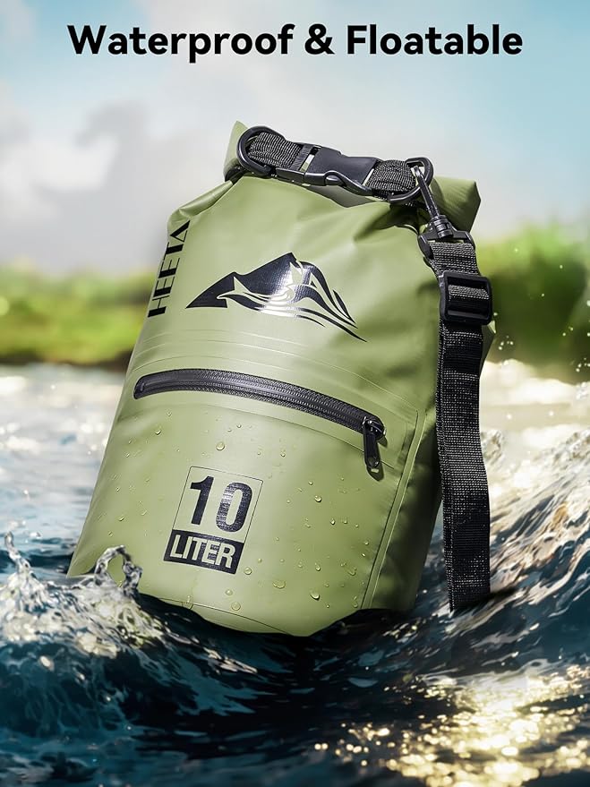 HEETA Waterproof Dry Bag with Front Zippered Pocket - Image 3