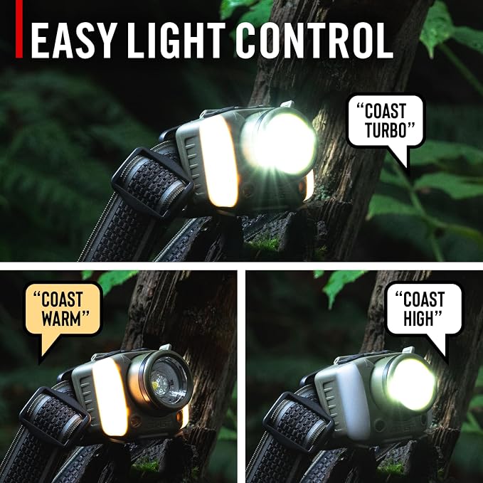 Coast FL97R Voice-Controlled 1200 Lumen Rechargeable LED Headlamp - Image 3