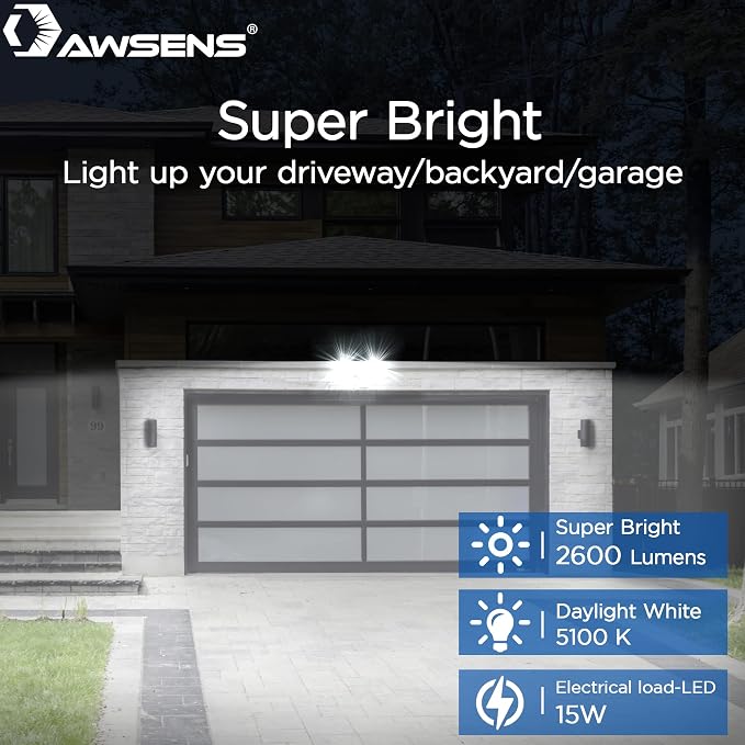 40W LED Security Lights Motion Sensor Light Outdoor, 180 Degree, 4000 LM Motion - Image 6
