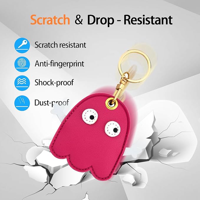 Leather Keychain Case Holder Compatible - Image 3