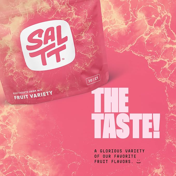 SALTT Electrolytes Powder Packets, Fruit Variety Pack - Image 6