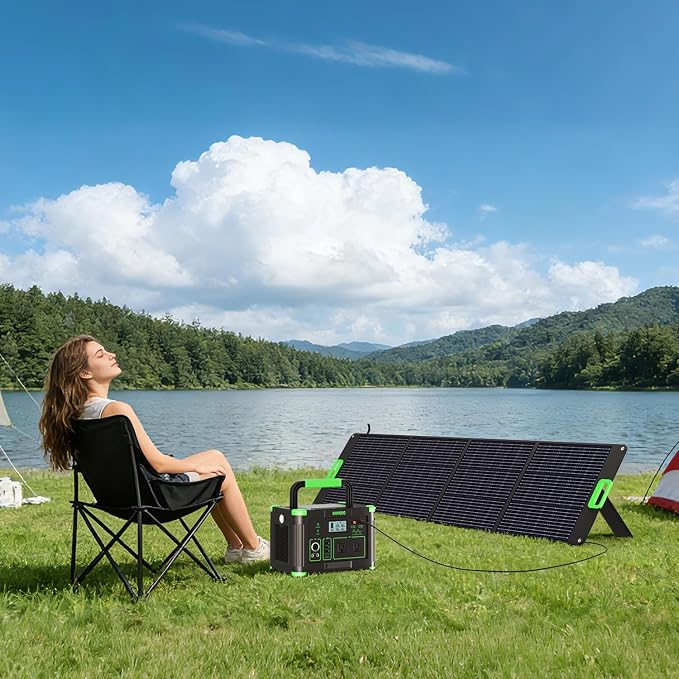 200W Portable Solar Panel for Power Station, 23.5% High Efficiency ETFE - Image 9