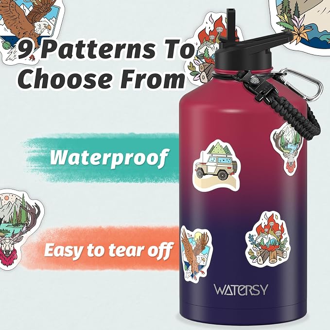 1 Gallon Water Bottle Insulated, BPA Free&Leak Proof, 128oz Stainless Steel - Image 4
