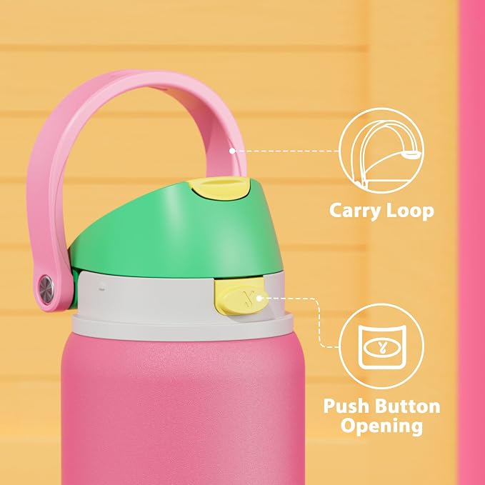 32 oz Insulated Water Bottle for Women: Meoky Stainless Steel Water Bottle - Image 6