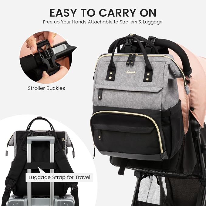 LOVEVOOK Diaper Bag Backpack, Baby Bag - Image 4