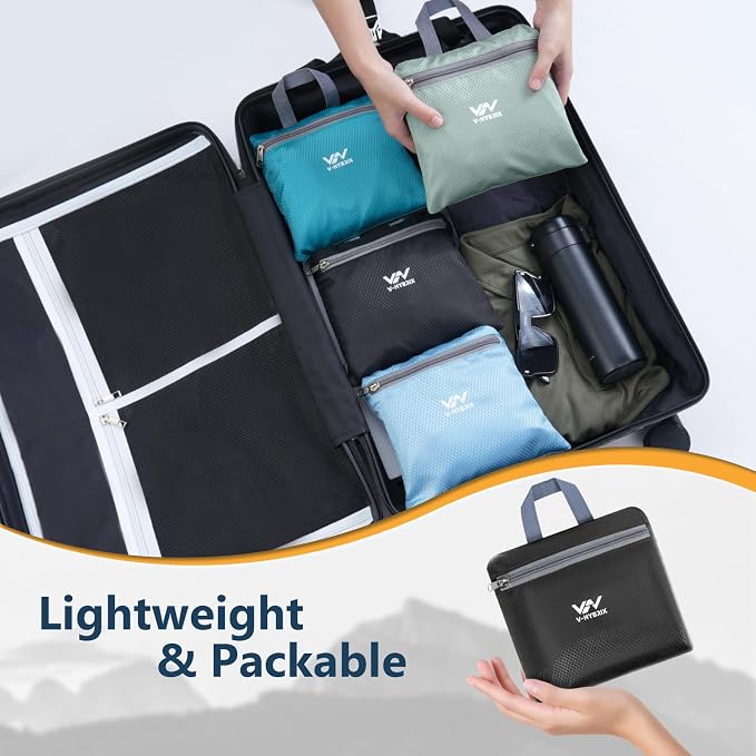 15L Foldable Hiking Backpack, Lightweight Packable Waterproof Machine Washable - Image 4
