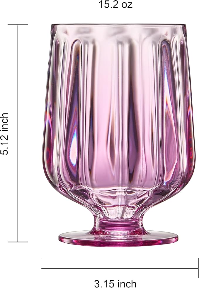 15oz Unbreakable Premium Drinking Glasses Set of 4 - Image 8