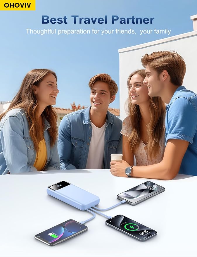 OHOVIV Portable Charger Power Bank 50000mAh Battery Pack, 22.5W Fast Charging - Image 4