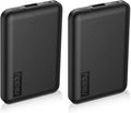 Miady 2-Pack 5000mAh Mini Portable Charger, 5V 2.4A USB-C Output Fast Charging by Miady