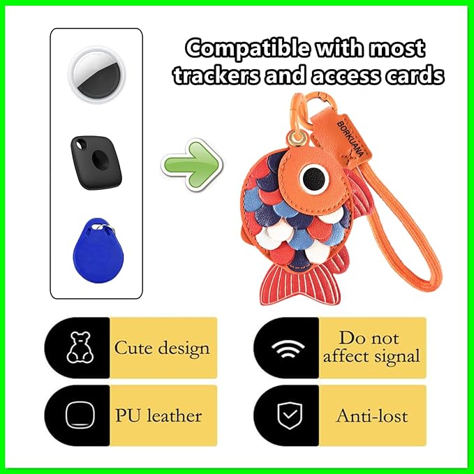 Leather Keychain Holder Case Compatible - Image 3