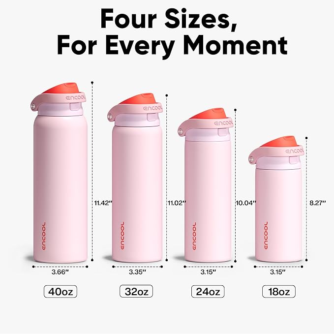 ENCOOL Leakproof Insulated Water Bottle - Image 9