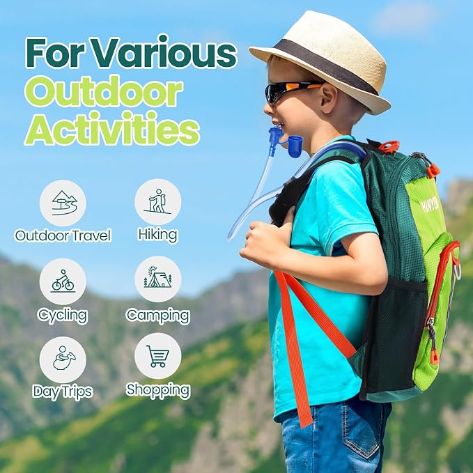 Shinylin 2 Pcs Kids Hydration Backpack - Image 6