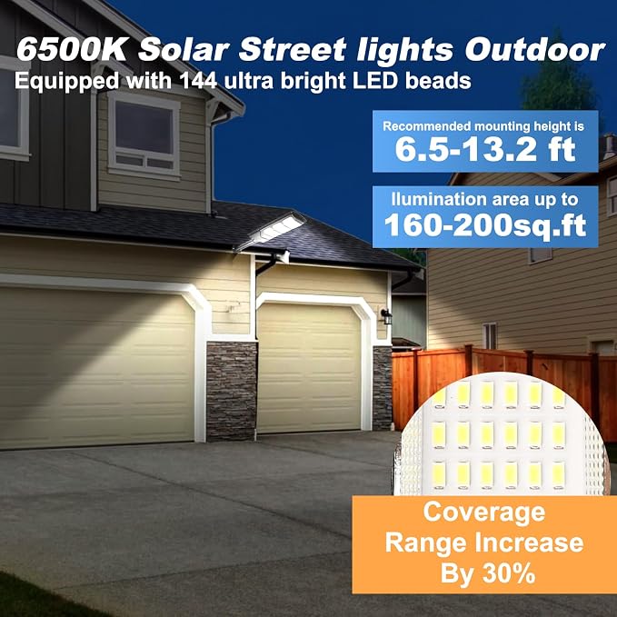 Solar Lights Outdoor Waterproof 2 Pack - Image 4