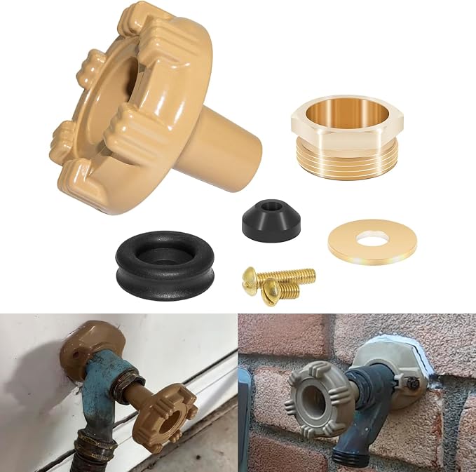 RK-14MH Outside Faucet Repair Kit Metal Handle Compatible by Bedalio
