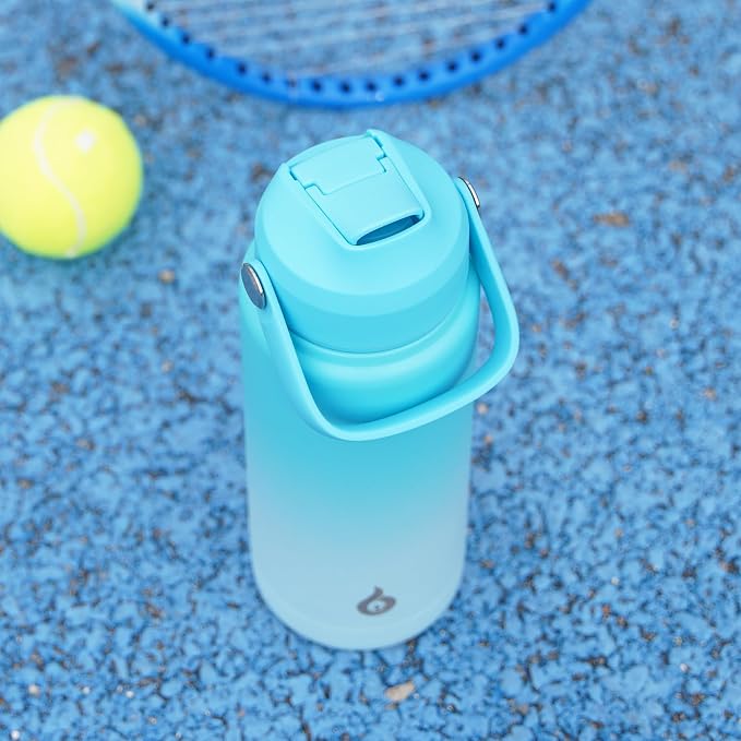 BJPKPK Water Bottle with Straw Lid, 32oz Vacuum Insulated Water Bottles - Image 7