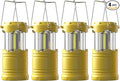 Lichamp LED Camping Lantern, 4 Pack Battery Powered Flashlight by Lichamp