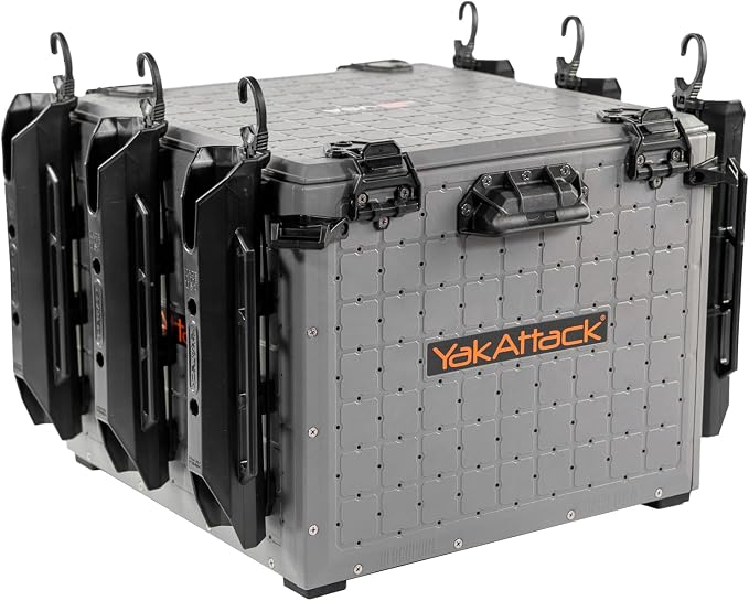 YakAttack BlackPak Pro 16" x 16" Kayak Fishing Crate by YakAttack