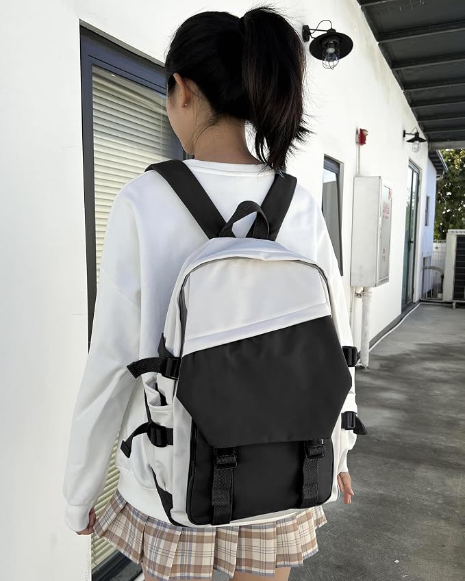 coowoz School Bag Lightweight Casual Daypack College Laptop Backpack - Image 7